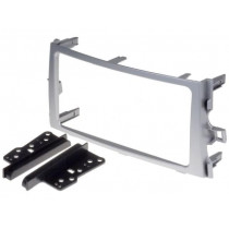 ; Radio mounting frame; Toyota; 2 DIN; light silver; 4CARMEDIA