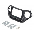 381143-13-1; Radio mounting frame; Hyundai; 2 DIN; black; ACV