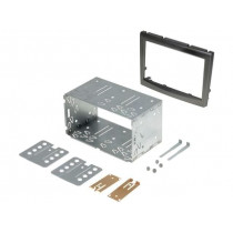 ; Radio mounting frame; Porsche; 2 DIN; grey; 4CARMEDIA