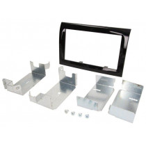 MA26013.3/T+STF; Radio mounting frame; Citroën,Fiat,Peugeot; 2 DIN; black gloss; PER.PIC.