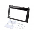 MA26027.2/T+KIT; Radio mounting frame; Fiat,Opel; 2 DIN; black gloss; PER.PIC.