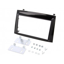 MA26027.2/T+KIT; Radio mounting frame; Fiat,Opel; 2 DIN; black gloss; PER.PIC.