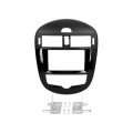 MA57013/T+KIT; Radio mounting frame; Nissan; 2 DIN; matt black,black gloss; PER.PIC. MA57013/T+KIT; Radio mounting frame; Nissan; 2 DIN; matt black,black gloss; PER.PIC.