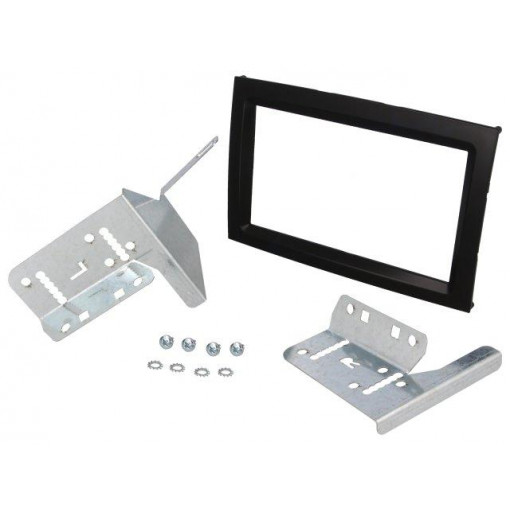 MA39053/T+KIT; Radio mounting frame; Kia; 2 DIN; black; PER.PIC.