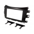 381210-22-3; Radio mounting frame; Nissan; 2 DIN; black gloss; ACV