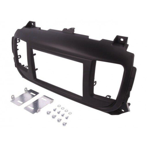 MA90022/T+KIT; Radio mounting frame; Citroën,Peugeot,Toyota; 2 DIN; black; PER.PIC.