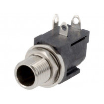 RAPC10; Socket; DC supply; male; with on/off switch; on PCBs; THT; 11A; SWITCHCRAFT