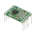 RC-CC1101-SPI-868; Module: RF; 868MHz; SPI; -110dBm; 1.8÷3.6VDC; 10dBm; Mounting: THT; RADIOCONTROLLI