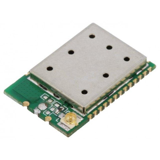 RC-CC1310-434; Module: RF; 433.92MHz; GPIO,I2C,I2S,JTAG,SSI x2,UART; -124dBm; RADIOCONTROLLI RC-CC1310-434; Module: RF; 433.92MHz; GPIO,I2C,I2S,JTAG,SSI x2,UART; -124dBm; RADIOCONTROLLI