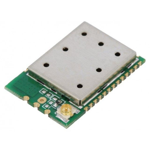 RC-CC1310-868; Module: RF; 868MHz; GPIO,I2C,I2S,JTAG,SSI x2,UART; -124dBm; 14dBm; RADIOCONTROLLI RC-CC1310-868; Module: RF; 868MHz; GPIO,I2C,I2S,JTAG,SSI x2,UART; -124dBm; 14dBm; RADIOCONTROLLI
