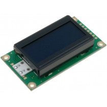 RC0802A-TIY-ESV; Display: LCD; alphanumeric; FSTN Negative; 8x2; black; LED; PIN: 14; RAYSTAR OPTRONICS RC0802A-TIY-ESV; Display: LCD; alphanumeric; FSTN Negative; 8x2; black; LED; PIN: 14; RAYSTAR OPTRONICS