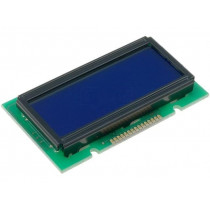 RC1202A-BIY-ESX; Display: LCD; alphanumeric; STN Negative; 12x2; blue; LED; PIN: 15; RAYSTAR OPTRONICS RC1202A-BIY-ESX; Display: LCD; alphanumeric; STN Negative; 12x2; blue; LED; PIN: 15; RAYSTAR OPTRONICS