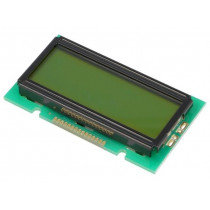 RC1202A-YHY-ESX; Display: LCD; alphanumeric; STN Positive; 12x2; yellow-green; LED; RAYSTAR OPTRONICS RC1202A-YHY-ESX; Display: LCD; alphanumeric; STN Positive; 12x2; yellow-green; LED; RAYSTAR OPTRONICS