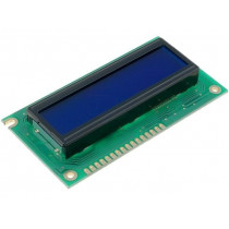 RC1602A-BIW-CSV; Display: LCD; alphanumeric; STN Negative; 16x2; blue; 84x44x13.5mm; RAYSTAR OPTRONICS RC1602A-BIW-CSV; Display: LCD; alphanumeric; STN Negative; 16x2; blue; 84x44x13.5mm; RAYSTAR OPTRONICS