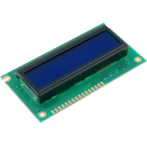 RC1602A-BIW-ESV; Display: LCD; alphanumeric; STN Negative; 16x2; blue; 84x44x13.5mm; RAYSTAR OPTRONICS RC1602A-BIW-ESV; Display: LCD; alphanumeric; STN Negative; 16x2; blue; 84x44x13.5mm; RAYSTAR OPTRONICS