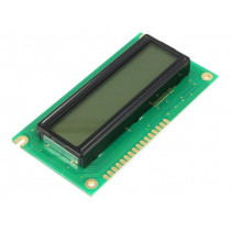 RC1602A-FHW-ESX; Display: LCD; alphanumeric; FSTN Positive; 16x2; gray; LED; PIN: 16; RAYSTAR OPTRONICS RC1602A-FHW-ESX; Display: LCD; alphanumeric; FSTN Positive; 16x2; gray; LED; PIN: 16; RAYSTAR OPTRONICS