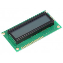 RC1602A-GHW-ESX; Display: LCD; alphanumeric; STN Positive; 16x2; gray; 84x44x13.5mm; RAYSTAR OPTRONICS RC1602A-GHW-ESX; Display: LCD; alphanumeric; STN Positive; 16x2; gray; 84x44x13.5mm; RAYSTAR OPTRONICS
