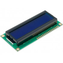 RC1602B-BIW-CSV; Display: LCD; alphanumeric; STN Negative; 16x2; blue; 80x36x13.5mm; RAYSTAR OPTRONICS RC1602B-BIW-CSV; Display: LCD; alphanumeric; STN Negative; 16x2; blue; 80x36x13.5mm; RAYSTAR OPTRONICS