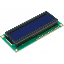 RC1602B-BIW-CSX; Display: LCD; alphanumeric; STN Negative; 16x2; blue; 80x36x13.5mm; RAYSTAR OPTRONICS RC1602B-BIW-CSX; Display: LCD; alphanumeric; STN Negative; 16x2; blue; 80x36x13.5mm; RAYSTAR OPTRONICS