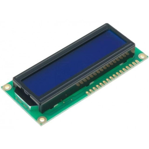 RC1602B-BIW-ESV; Display: LCD; alphanumeric; STN Negative; 16x2; blue; 80x36x13.5mm; RAYSTAR OPTRONICS
