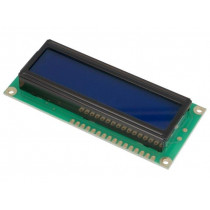 RC1602B-BIW-ESX; Display: LCD; alphanumeric; STN Negative; 16x2; blue; 80x36x13.5mm; RAYSTAR OPTRONICS RC1602B-BIW-ESX; Display: LCD; alphanumeric; STN Negative; 16x2; blue; 80x36x13.5mm; RAYSTAR OPTRONICS