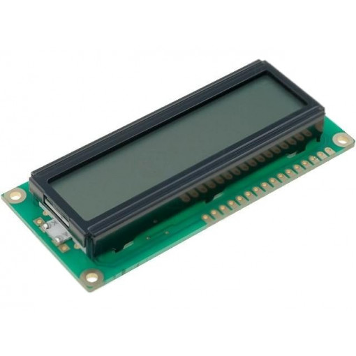 RC1602B-FHY-CSVD; Display: LCD; alphanumeric; FSTN Positive; 16x2; yellow; LED; RAYSTAR OPTRONICS