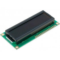 RC1602B-TIW-CSV; Display: LCD; alphanumeric; FSTN Negative; 16x2; dark blue; LED; RAYSTAR OPTRONICS