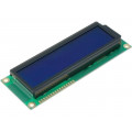RC1602E-BIW-ESX; Display: LCD; alphanumeric; STN Negative; 16x2; blue; LED; PIN: 16; RAYSTAR OPTRONICS
