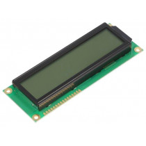 RC1602E-FHW-ESX; Display: LCD; alphanumeric; FSTN Positive; 16x2; gray; LED; PIN: 16; RAYSTAR OPTRONICS