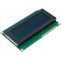 RC2004A-TIW-CSV; Display: LCD; alphanumeric; FSTN Negative; 20x4; dark blue; LED; RAYSTAR OPTRONICS
