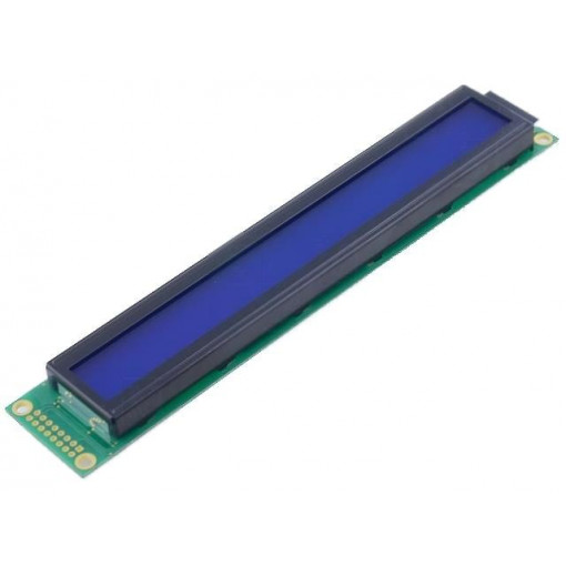 RC4002A-BIW-JSX; Display: LCD; alphanumeric; STN Negative; 40x2; blue; LED; PIN: 16; RAYSTAR OPTRONICS