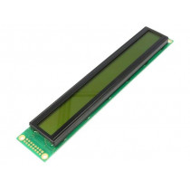 RC4002A-YHY-ESX; Display: LCD; alphanumeric; STN Positive; 40x2; yellow-green; LED; RAYSTAR OPTRONICS