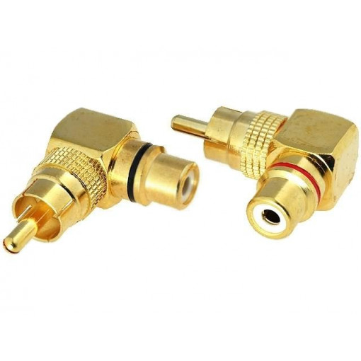 30.4300-01; Adapter; RCA socket,RCA plug; set includes 2 adapters; ACV