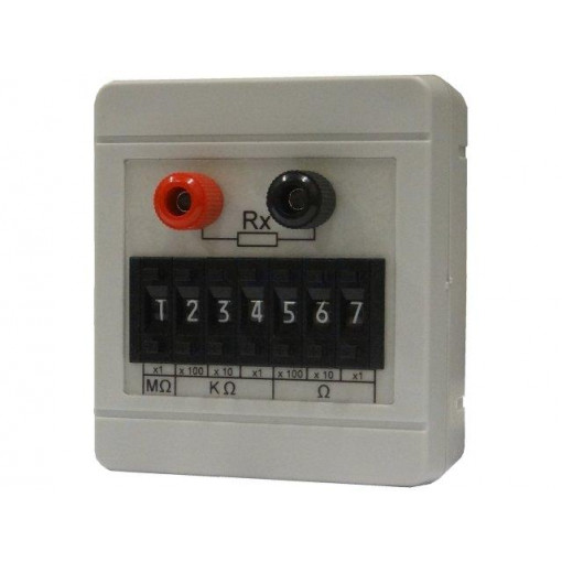 RCL-100; Decade box: resistance; 1÷9999999Ω; Number of ranges: 7; ±1%; COBI ELECTRONIC RCL-100; Decade box: resistance; 1÷9999999Ω; Number of ranges: 7; ±1%; COBI ELECTRONIC