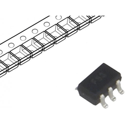 RCLAMP0503F.TCT; Diode: diode networks; 6V; 6A; unidirectional; 150W; SC70-5; SEMTECH RCLAMP0503F.TCT; Diode: diode networks; 6V; 6A; unidirectional; 150W; SC70-5; SEMTECH
