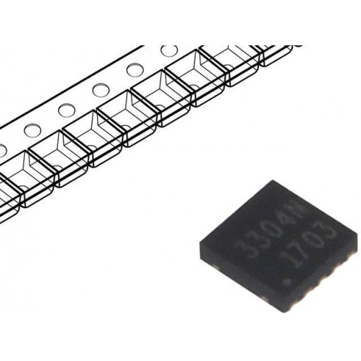 RCLAMP3304N.TCT; Diode: diode networks; 3.5V; 25A; unidirectional; 450W; SLP2626P10; SEMTECH