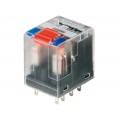 8690200000; Relay: electromagnetic; 4PDT; Ucoil: 24VDC; 6A/240VAC; 6A/24VDC; 6A; WEIDMÜLLER