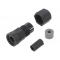 RCP-00BMMS-SLM7001; RJ45 housing; Locking: threaded joint,internal thread; 5÷6.5mm; AMPHENOL