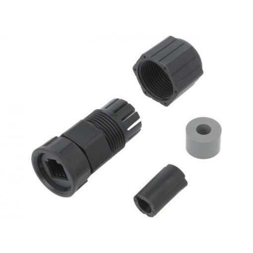 RCP-00BMMS-TLM7001; RJ45 housing; Locking: internal bayonet,3 point lock bayonet; AMPHENOL