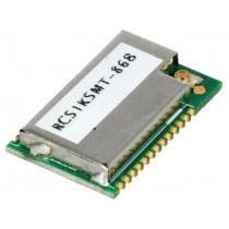RCS1KSMT-868; Module: RF; 868÷870MHz; -112dBm; 2.2÷3.6VDC; 20dBm; Mounting: SMD; RADIOCONTROLLI