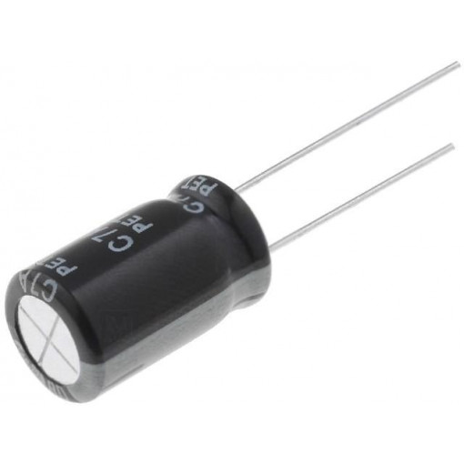 RD1C108M10016BB; Capacitor: electrolytic; THT; 1000uF; 16VDC; Ø10x16mm; Pitch: 5mm; SAMWHA