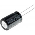 RD1C228M12020BB; Capacitor: electrolytic; THT; 2200uF; 16VDC; Ø12x20mm; Pitch: 5mm; SAMWHA