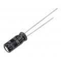 RD1C476M05011BB; Capacitor: electrolytic; THT; 47uF; 16VDC; Ø5x11mm; Pitch: 2mm; ±20%; SAMWHA