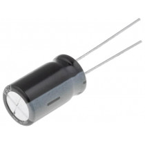 RD1J227M10016BB; Capacitor: electrolytic; THT; 220uF; 63VDC; Ø10x16mm; Pitch: 5mm; SAMWHA RD1J227M10016BB; Capacitor: electrolytic; THT; 220uF; 63VDC; Ø10x16mm; Pitch: 5mm; SAMWHA