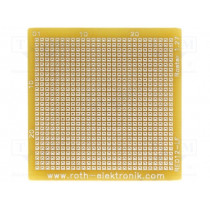 RE012-LF; Board: universal; single sided,prototyping; W: 38.1mm; L: 39.17mm; ROTH ELEKTRONIK GMBH RE012-LF; Board: universal; single sided,prototyping; W: 38.1mm; L: 39.17mm; ROTH ELEKTRONIK GMBH
