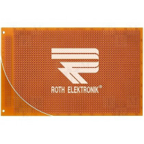 RE060-HP; Board: universal; single sided,prototyping; W: 100mm; L: 160mm; ROTH ELEKTRONIK GMBH RE060-HP; Board: universal; single sided,prototyping; W: 100mm; L: 160mm; ROTH ELEKTRONIK GMBH