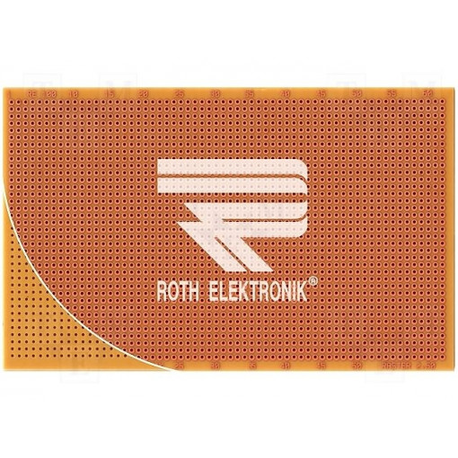 RE100-HP; Board: universal; single sided,prototyping; W: 160mm; L: 100mm; ROTH ELEKTRONIK GMBH RE100-HP; Board: universal; single sided,prototyping; W: 160mm; L: 100mm; ROTH ELEKTRONIK GMBH