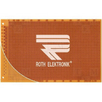RE120-HP; Board: universal; single sided,prototyping; W: 100mm; L: 160mm; ROTH ELEKTRONIK GMBH RE120-HP; Board: universal; single sided,prototyping; W: 100mm; L: 160mm; ROTH ELEKTRONIK GMBH