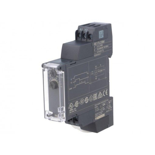 RE17LCBM; Timer; 0,1s÷100h; SSR; 700mA/230VDC/230VAC; 24÷240VAC; DIN; IP20; SCHNEIDER ELECTRIC
