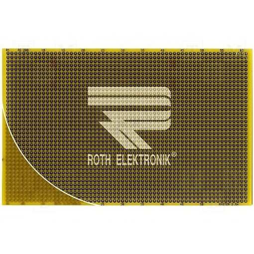 RE200-LF; Board: universal; single sided,prototyping; W: 100mm; L: 160mm; ROTH ELEKTRONIK GMBH RE200-LF; Board: universal; single sided,prototyping; W: 100mm; L: 160mm; ROTH ELEKTRONIK GMBH